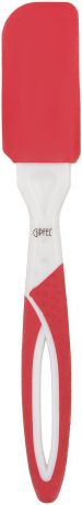 Лопатка кулинарная Gipfel "Octava", цвет: красный, белый, длина 22,5 см