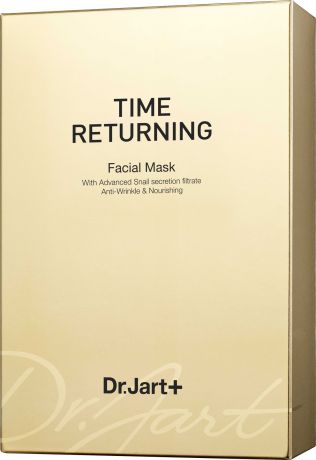Маска для лица Dr.Jart+ Time Returning, антивозрастная, с муцином улитки, 10 шт по 20 г