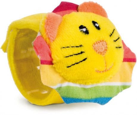 Canpol Babies Мягкая игрушка с погремушкой на руку цвет желтый