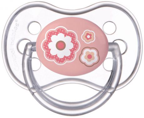 Canpol Babies Пустышка силиконовая симметричная Newborn Baby от 6 до 18 месяцев цвет розовый