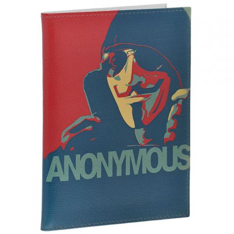 Обложка для паспорта Perfecto "Anonymous". PS-PR-0058