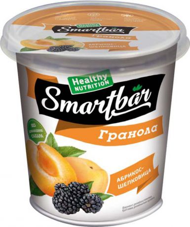 Запеченный готовый завтрак SmartBar "Гранола с абрикосом и шелковицей", 50 г
