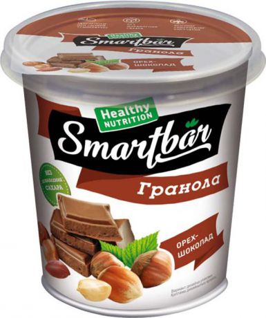 Запеченный готовый завтрак SmartBar "Гранола с орехом и шоколадом", 50 г