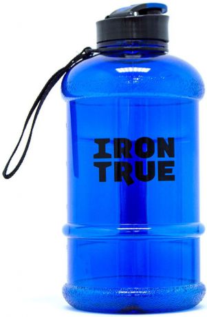 Бутылка спортивная Irontrue "Classic Series", цвет: синий, черный, 1,3 л. ITB941-1300