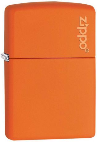 Зажигалка Zippo "Classic", цвет: оранжевый, 3,6 х 1,2 х 5,6 см. 47062
