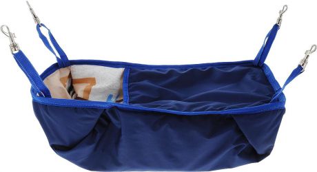 Гамак-кроватка для шиншилл и хорьков "ЗооМарк", подвесной, цвет: синий. Д-12С