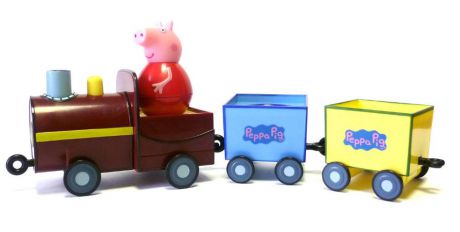 Peppa Pig Игровой набор Поезд Пеппы-неваляшки