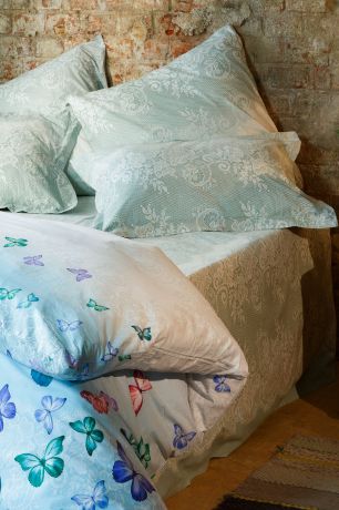 Комплект постельного белья Bedberry "Летняя фантазия", семейный, наволочки 50 x 70 см