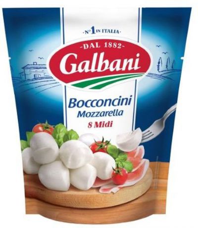 Galbani Сыр Моцарелла Боккончини 45%, 8 шт по 25 г