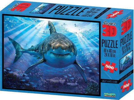 3D Пазл Prime3D "Большая белая акула", 10048