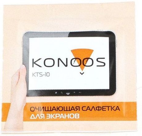 Салфетки для электроники Konoos KTS-10, для ЖК-экранов, 10 шт