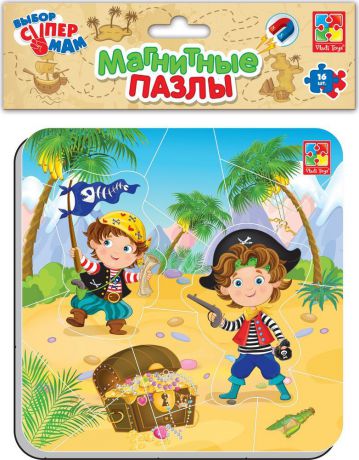 Магнитный пазл Vladi Toys "Пираты", VT3204-09