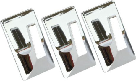 Набор крючков для ванной Kleber KLE-SG002, хром, 3 шт