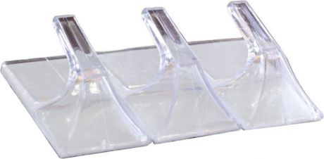 Набор крючков для ванной Kleber KLE-SG006, прозрачный, 3 шт