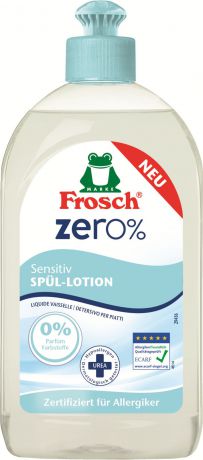 Бальзам для мытья посуды Frosch Zero Sensitive, 714771, 500 мл