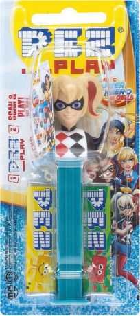 Игрушка с конфетами PEZ "Школа Супер Героинь" 1+2, 17 г (в ассортименте)