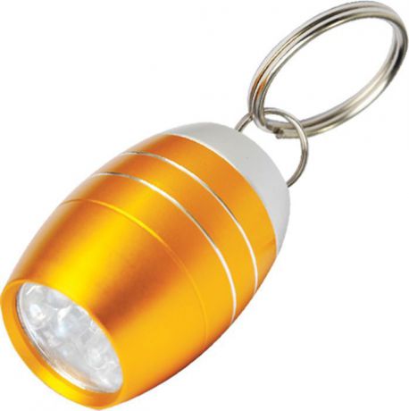 Брелок-фонарик Munkees "Бочка", светодиодный, цвет: оранжевый