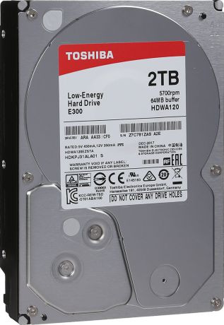 Жесткий диск Toshiba 2TB, HDWA120EZSTA