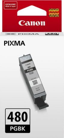 Картридж струйный Canon PGI-480 PGBK 2077C001 для Canon Pixma TS6140/TS8140TS/TS9140/TR7540/TR8540, Black