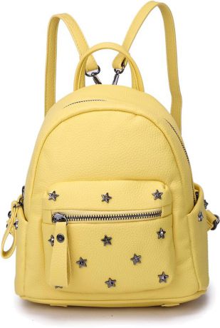 Рюкзак женский OrsOro, цвет: желтый. DW-825/2
