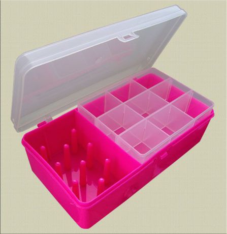 Коробка для мелочей "Trivol", цвет: розовый, 21 х 11 х 6,5 см