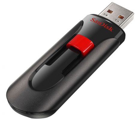 SanDisk Cruzer Glide 16GB, Black USB-накопитель
