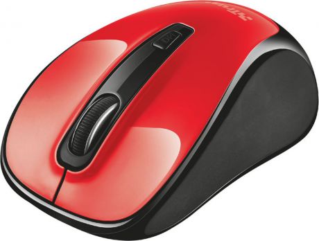 Мышь Trust Xani Optical Bluetooth, беспроводная, цвет: черный, красный