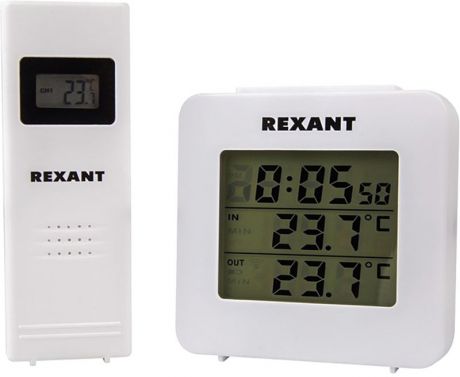 Rexant 70-0592 термометр с часами и беспроводным выносным датчиком
