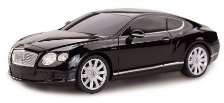 Радиоуправляемая модель Rastar Bentley Continental GT Speed, масштаб 1:24, цвет: черный