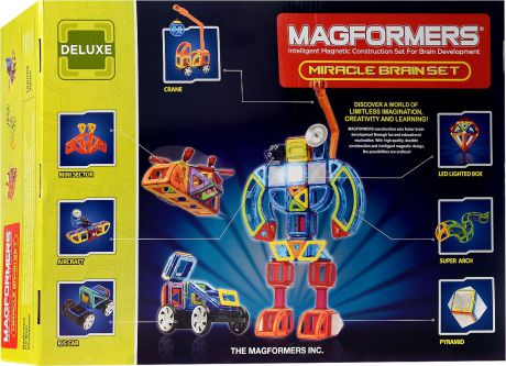 Magformers Магнитный конструктор Miracle Brain Set