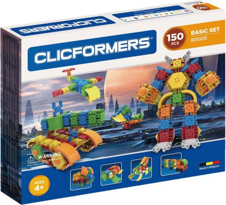 Clicformers Конструктор Basic Set 150 деталей