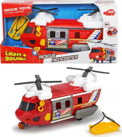 Спасательный вертолет Dickie Toys Action sereies, двухвинтовой, 30 см