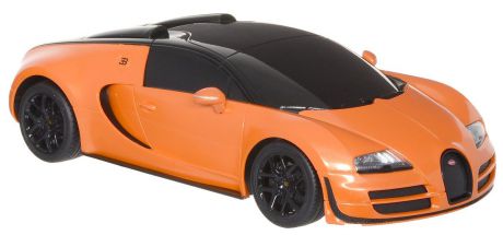 Rastar Радиоуправляемая модель Bugatti Veyron 16.4 Grand Sport Vitesse цвет оранжевый черный масштаб 1:18