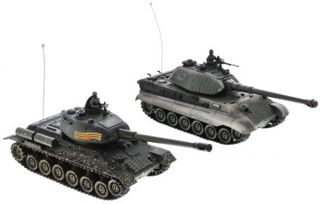 Пламенный мотор Набор танков на радиоуправлении Т-34 vs King Tiger