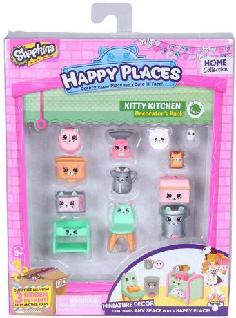 Shopkins Набор фигурок Happy Places Кухня Китти