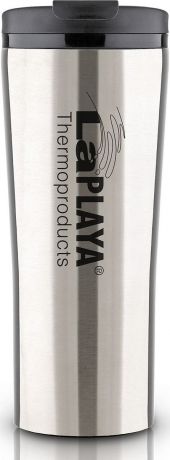 Термокружка LaPlaya Travel Mug, цвет: серебристый, 400 мл