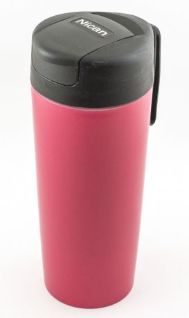 Термостакан-непроливайка Эврика FixMug, цвет: красный, 350 мл