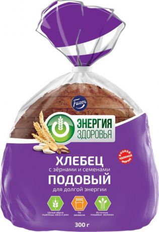 Хлеб Fazer "Хлебец Подовый зерна и семена", 300 г