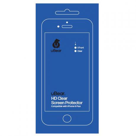 uBear защитная пленка для iPhone 6 Plus/6s Plus, глянцевая