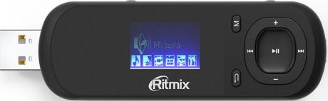 MP3 плеер Ritmix RF-3360 8Gb, 15114961, black