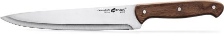 Нож для мяса Apollo Genio Macadamia, MCD-01, коричневый, длина лезвия 18,5 см