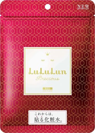 Маска для лица LuLuLun Precious Red, антивозрастная, интенсивно увлажняющая и тонизирующая, 7 шт