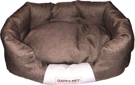 Лежак для животных Gaffy Pet "One", цвет: шоколадный, 75 х 50 х 26 см