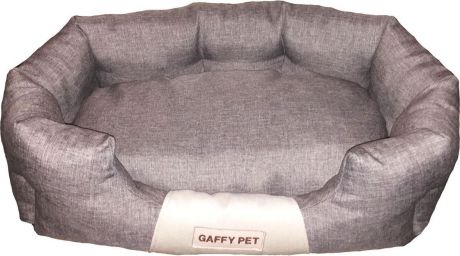 Лежак для животных Gaffy Pet "One", цвет: серый, 65 х 40 х 26 см