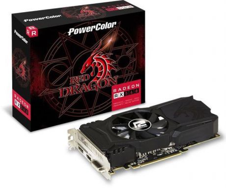 Видеокарта PowerColor Red Dragon Radeon RX 560 4GB, AXRX 560 4GBD5-DHA