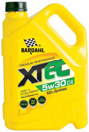 Масло моторное Bardahl "XTEC", синтетическое, 5W-30, 5 л. 36153