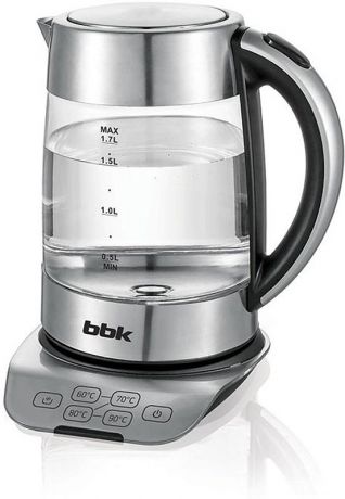 Электрический чайник BBK EK1723G, серый металлик