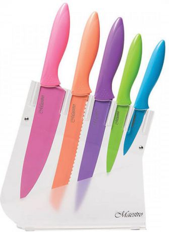 Набор кухонных ножей Maestro, MR-1436, мультиколор, 6 предметов