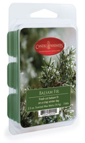 Воск ароматический Candle Warmers "Еловые ноты / Balsam Fir", цвет: зеленый, 75 г
