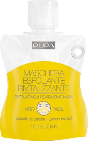 Маска для лица Pupa Exfoliating & Revitalizing Mask, в саше, 30 мл